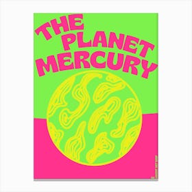 The Planet Mercury Canvas Print