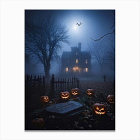 Haunted House 25 Canvas Print