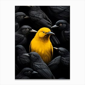 Crows Canvas Print