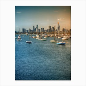 Melbourne City Skyline Canvas Print