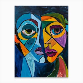 Two Faces 5 Canvas Print