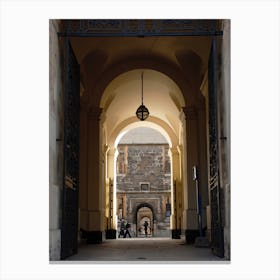 Archway At Oxford University Canvas Print