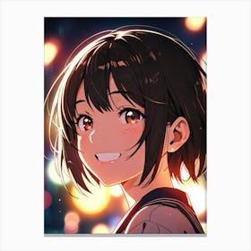 Anime Girl 1 Canvas Print