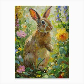 Californian Rabbit Painting 2 Canvas Print