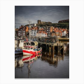 Whitby Harbour Canvas Print