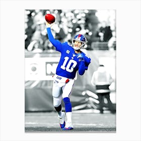 Eli Manning New York Giants Canvas Print