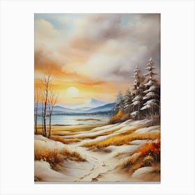 Winter Landscape 38 Canvas Print