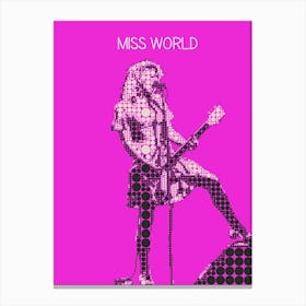 Miss World Courtney Love Hole Canvas Print