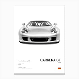 Porsche Carrera Gt Canvas Print