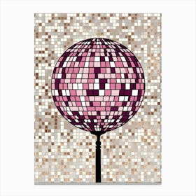 Mosaic Ball Vector Canvas Print