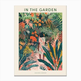 In The Garden Poster Descanso Gardens Usa 4 Canvas Print