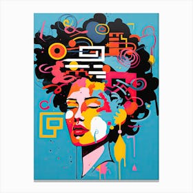 Afrofuturism Woman Canvas Print