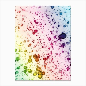 Alcohol Ink All Colors 1 Canvas Print