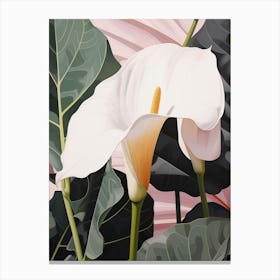 Flower Illustration Calla Lily 3 Canvas Print