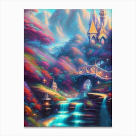 Fantasy Fairytale Castle 3 Canvas Print