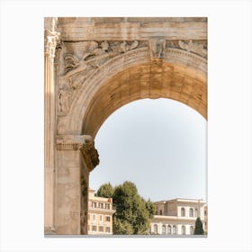 Architecture In Rome Color Canvas Print