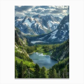 Mountain Lake 1 Canvas Print