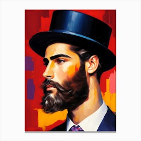 Creative Male Portrait 72 Canvas Print