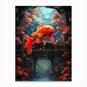 Koi Fish Canvas Print