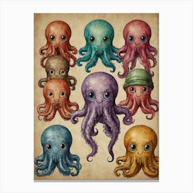 Octopus 50 Canvas Print