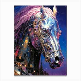 Futuristic Horse Canvas Print
