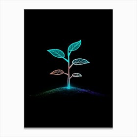 Neon Tree 2 Canvas Print