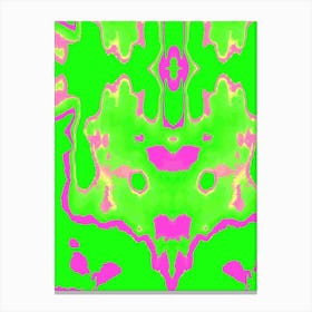 Green And Pink Canvas Print
