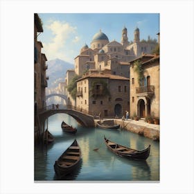 Venice Canal 15 Canvas Print