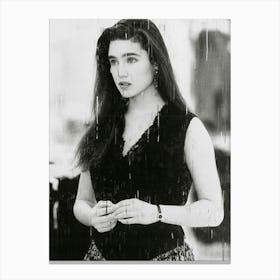 Jennifer Connelly Young Canvas Print
