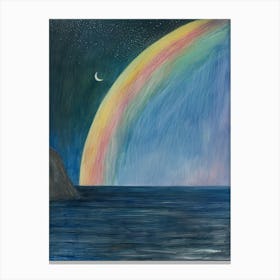 Rainbow Over The Ocean 3 Canvas Print