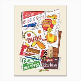 Snacks 2 Canvas Print