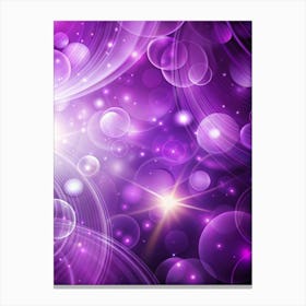 Purple Abstract Background No Text (3) 1 Canvas Print