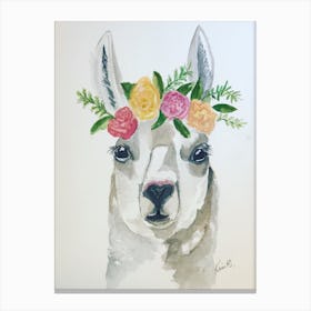 Llama Momma Canvas Print