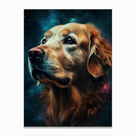 The Golden Retriever From The Movie Man Canvas Print