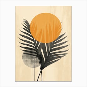 Abstract Palm Leaf Canvas Print Canvas Print