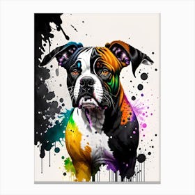 Boxer Dog Canvas Print