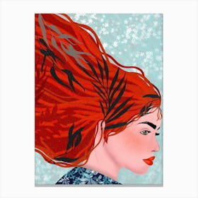Red Hair Canvas Print