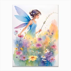 Fairy In The Meadow Canvas Print