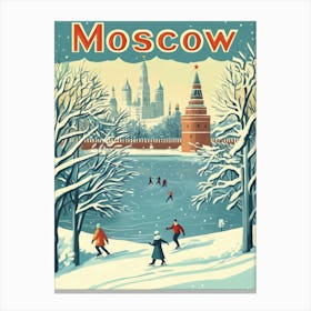 Aihrgdesign A Mid Century Modern Travel Poster For Moscow Sho 42d9c306 2cdc 40fc 8c4c 77d255a3ca41 0 Canvas Print