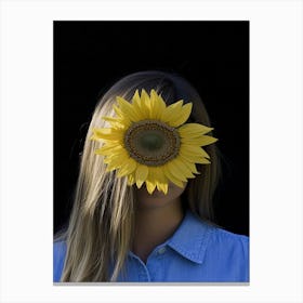 Sunflower Blondie Canvas Print