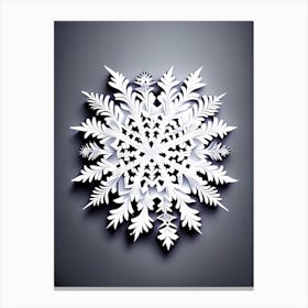 Individual, Snowflakes, Marker Art 1 Canvas Print