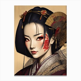 Geisha 40 Canvas Print