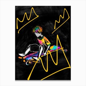 Skateboarder Canvas Print