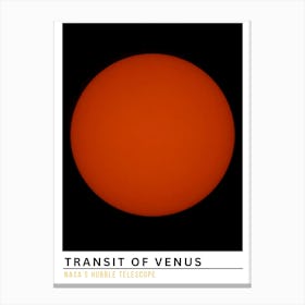 Transit Of Venus 1 Canvas Print