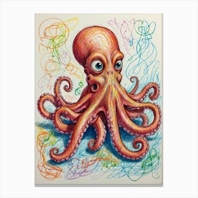 Octopus 6 Canvas Print