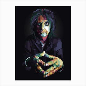 The Godfather of Shock Rock Canvas Print
