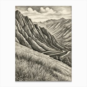 California Landscape Canvas Print
