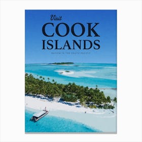 Visit Cook Islands Canvas Print