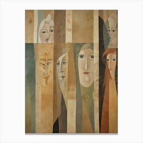 Women'S Faces Canvas Print