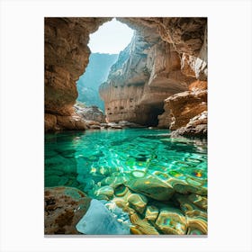 Cave In The Rock 37 Canvas Print